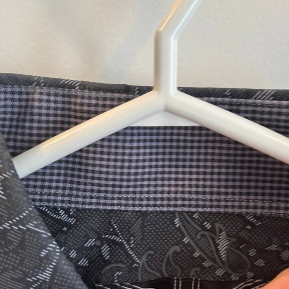 English Laundry Shirt Mens Size 32/33 Black Long Sleeve Button Down Outdoor - Picture 5 of 5